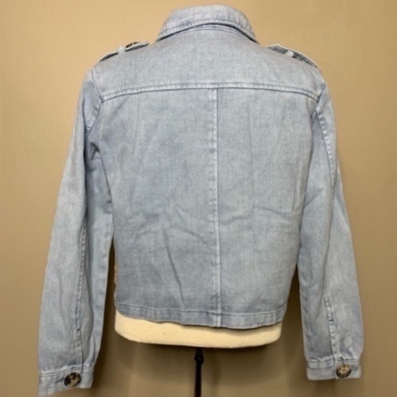 NWT. BAND OF GYPSIES Jean Jacket - Picture 6 of 8